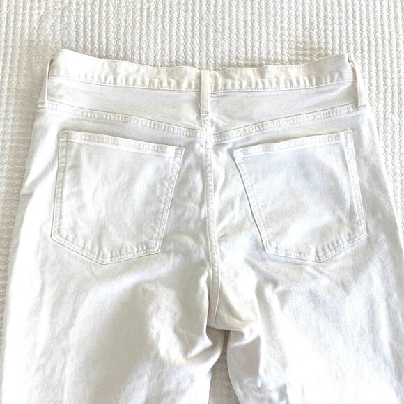 J. Crew Slim Boyfriend Jean in White (Size 31) - Picture 5 of 9